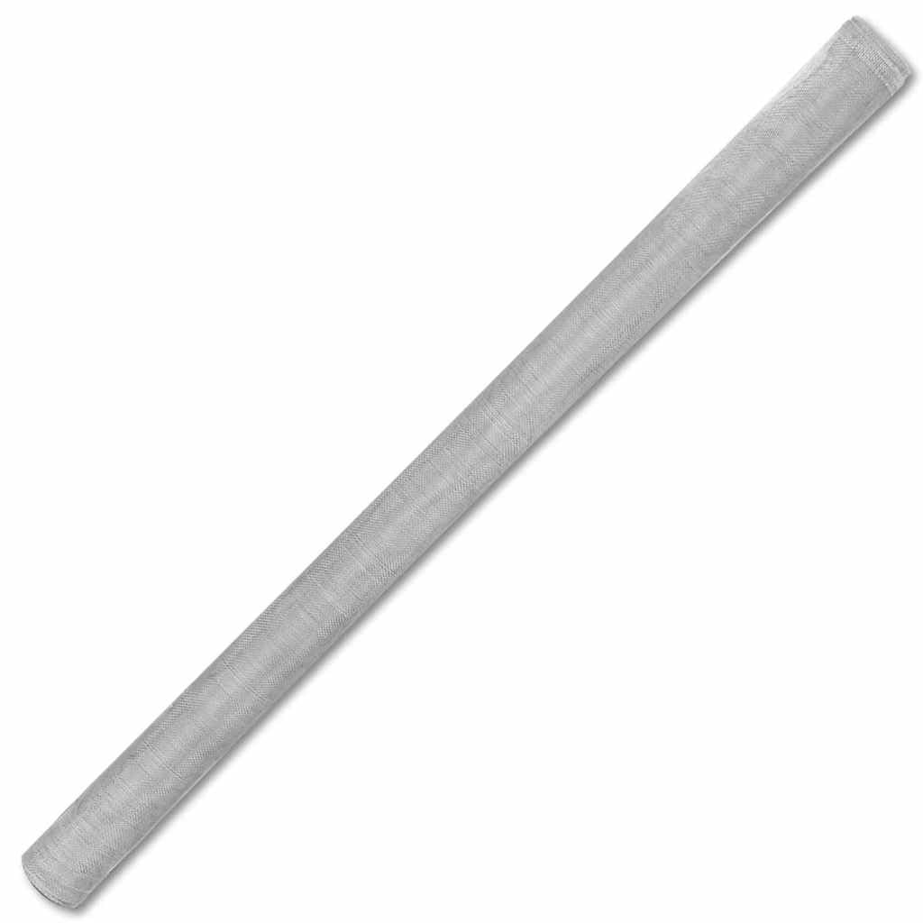 Aluminum Mesh Roll 39.4x196.9 Inch Silver Y445595