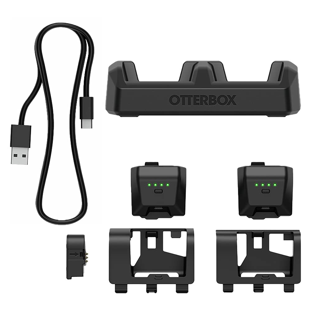 Controller Batteries for Xbox One and Xbox Series X|S, 2 Batteries And Charging Dock Included Q8228