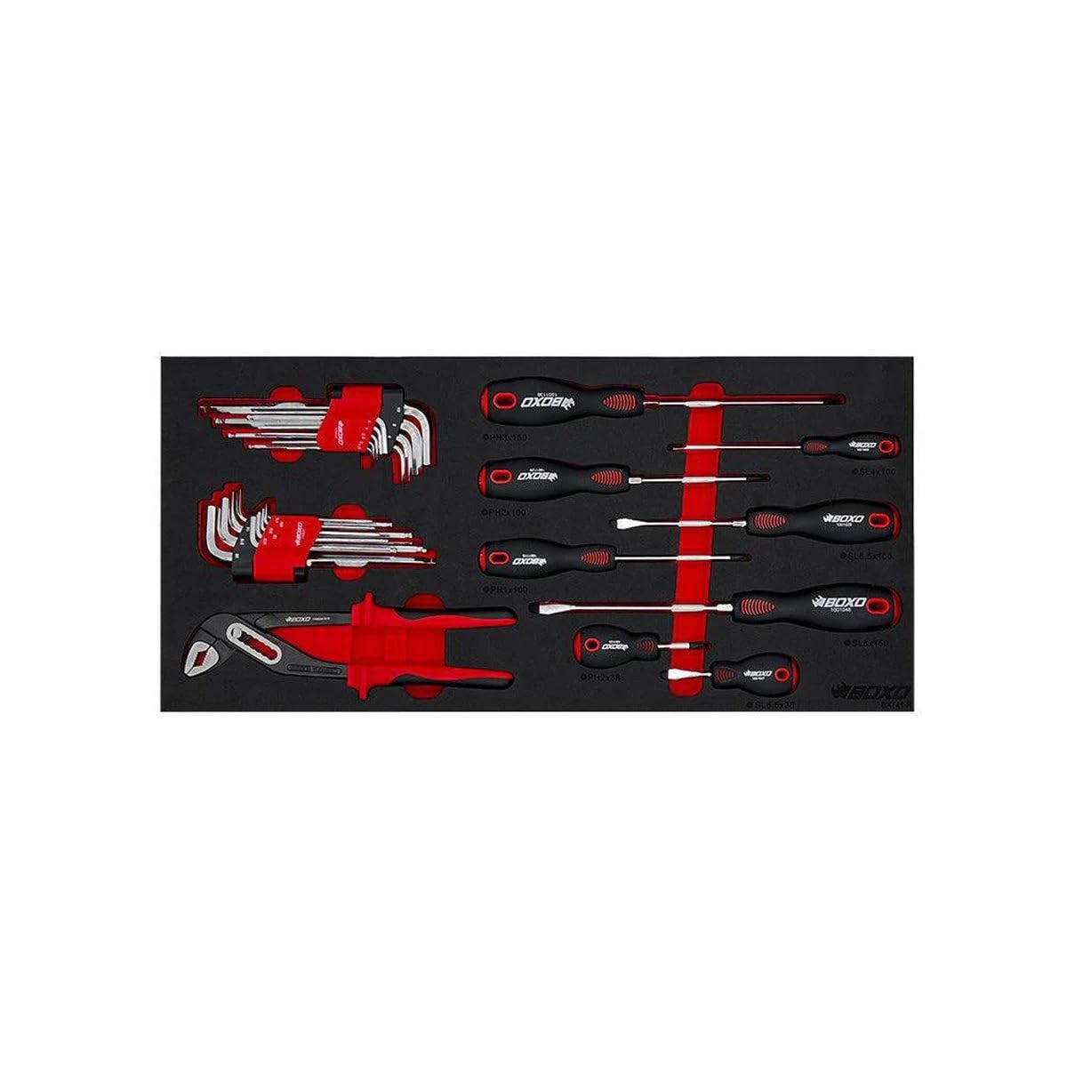 26" 5 Drawer Locking Tool Set with Carry Box Y181305