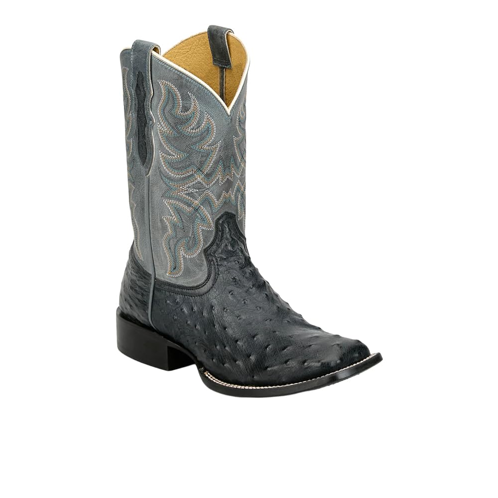 Grey Ostrich Western Boot J170