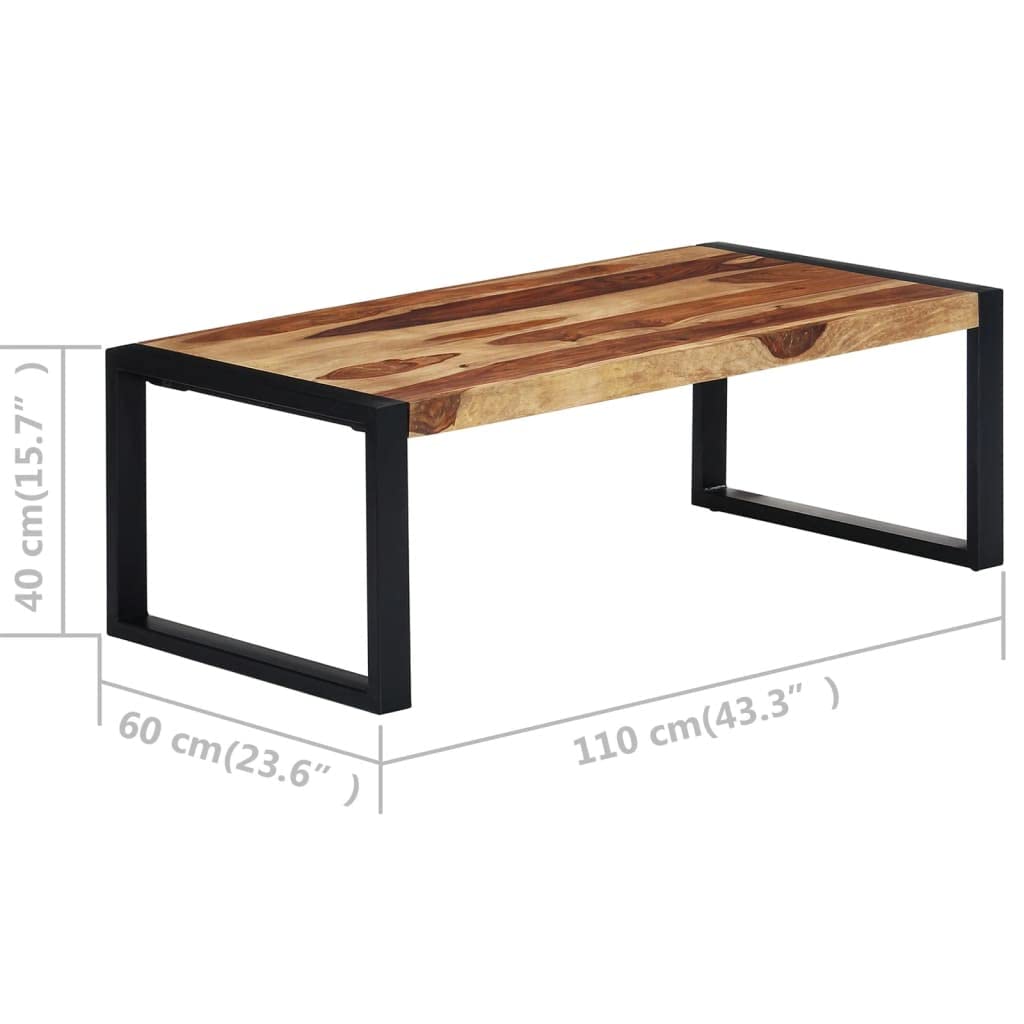 Solid Sheesham Wood Coffee Table C11338