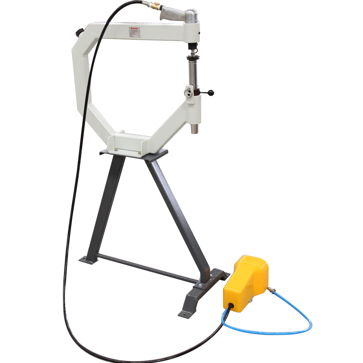 19.6" Throat Pneumatic Planishing Hammer with Steel Frame Stand & Foot Pedal L3468