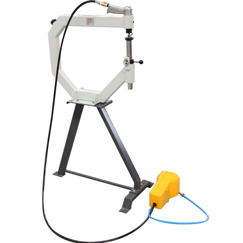 19.6" Throat Pneumatic Planishing Hammer with Steel Frame Stand & Foot Pedal L3468