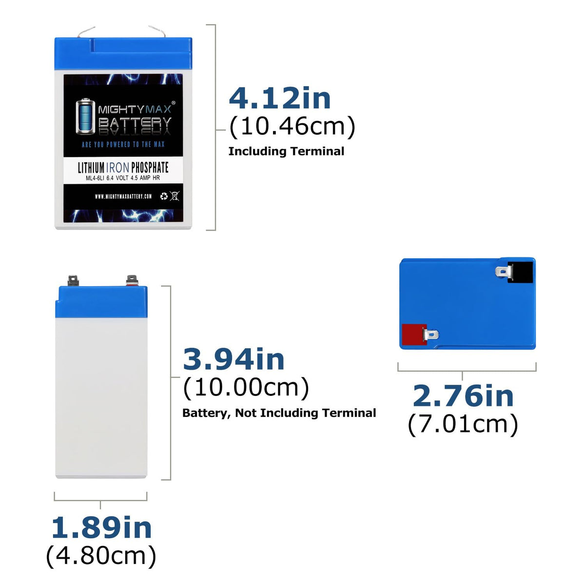 6V 4.5AH Lithium Replacement Battery M6155