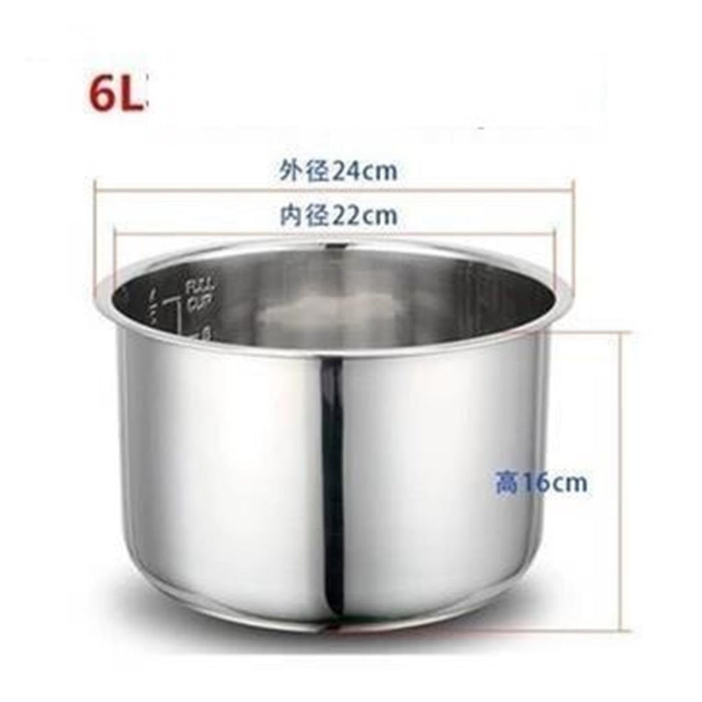 304 Stainless Steel Inner Pot for Pressure Cooker K97736
