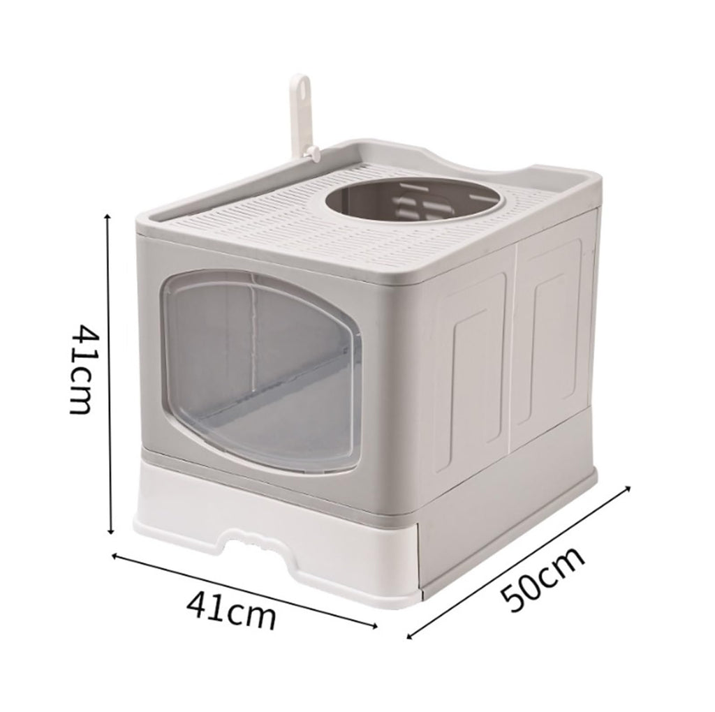 Foldable Cat Litter Box with Lid S166