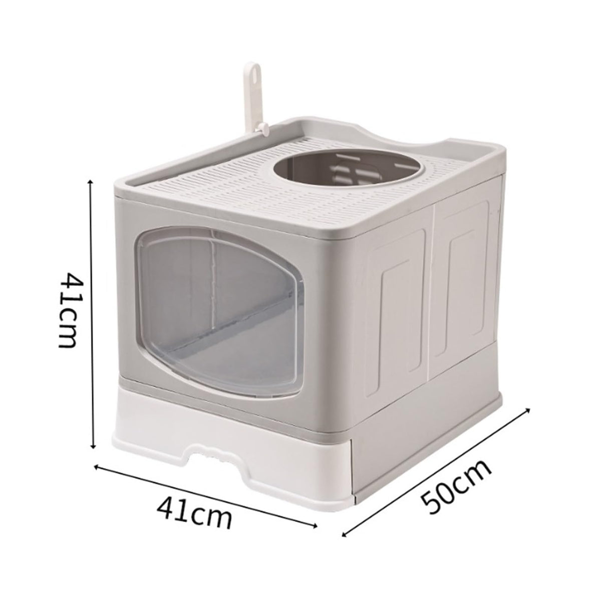 Foldable Cat Litter Box with Lid S166