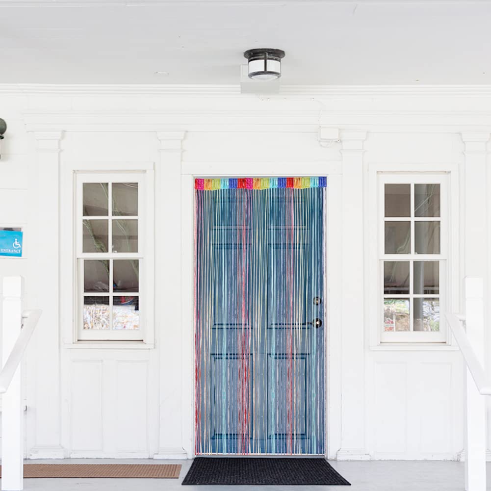 String Curtain Fringe Room Divider J50470