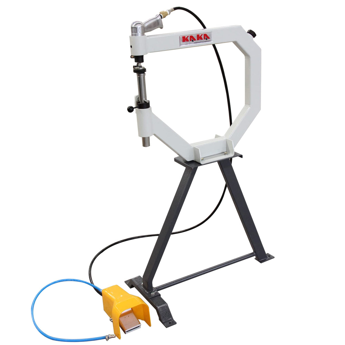19.6" Throat Pneumatic Planishing Hammer with Steel Frame Stand & Foot Pedal L3468