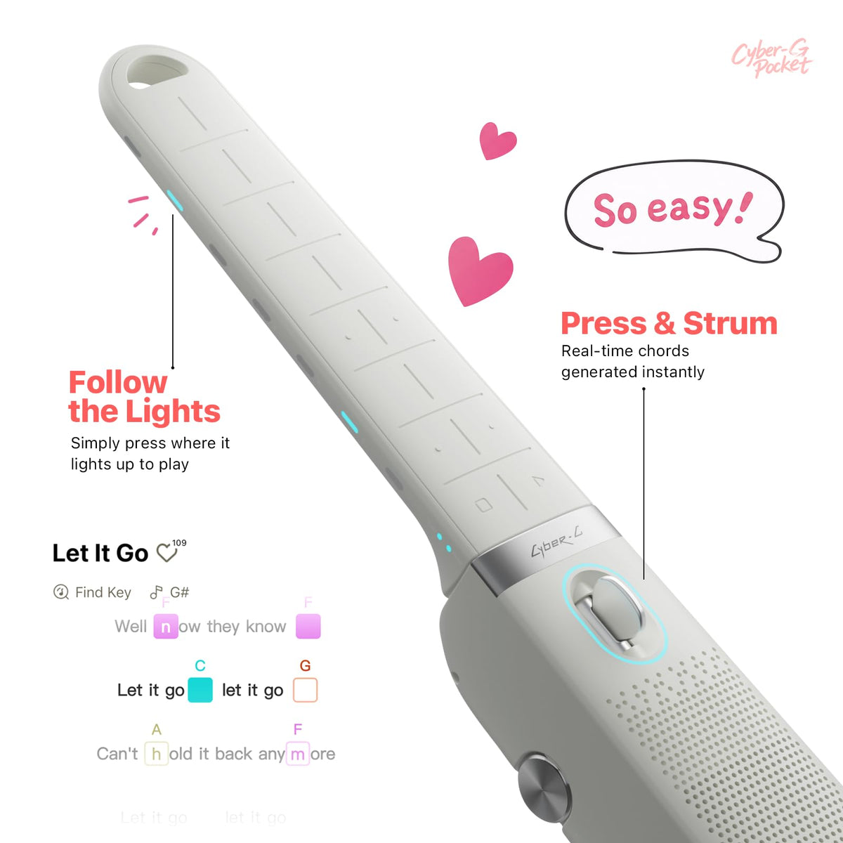 Pocket Guitar with Built-in Speaker C894895