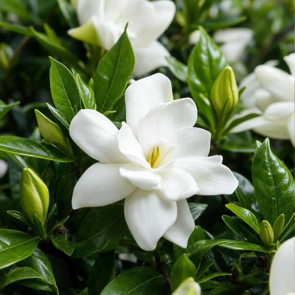 2 Extra Large 3 Gallon Frostproof Gardenia Jasminoides Fragrant Evergreen Shrub I46535