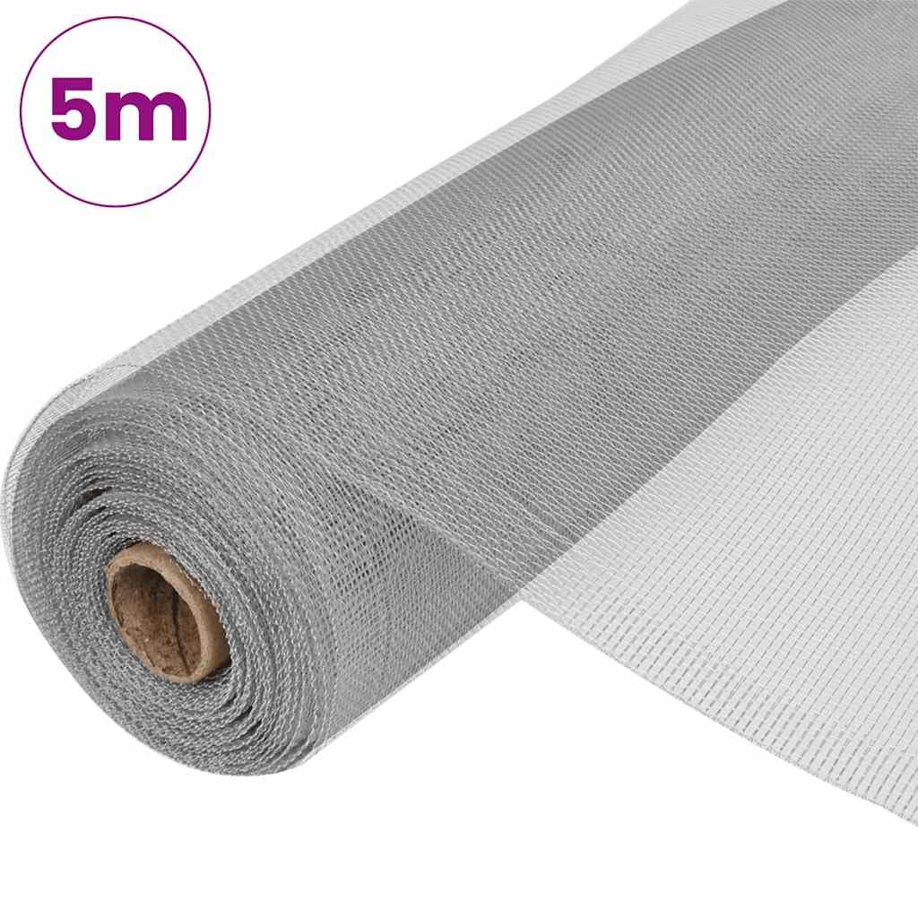 Aluminum Mesh Screen Roll 39.4 x 196.9 Inches Silver T1685