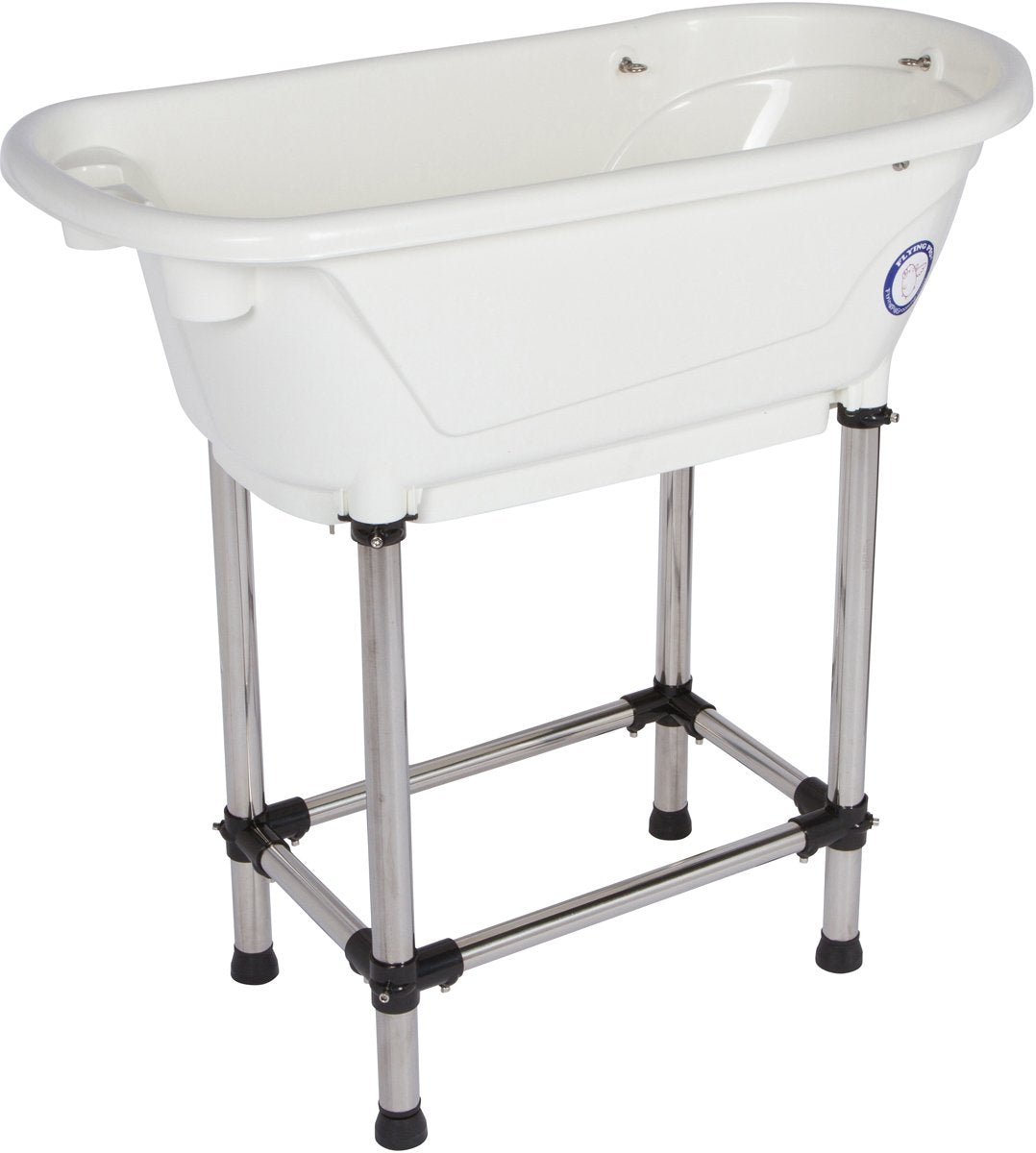 Portable Pet Bath Tub White 37.5"x19.5"x35.5" F4254
