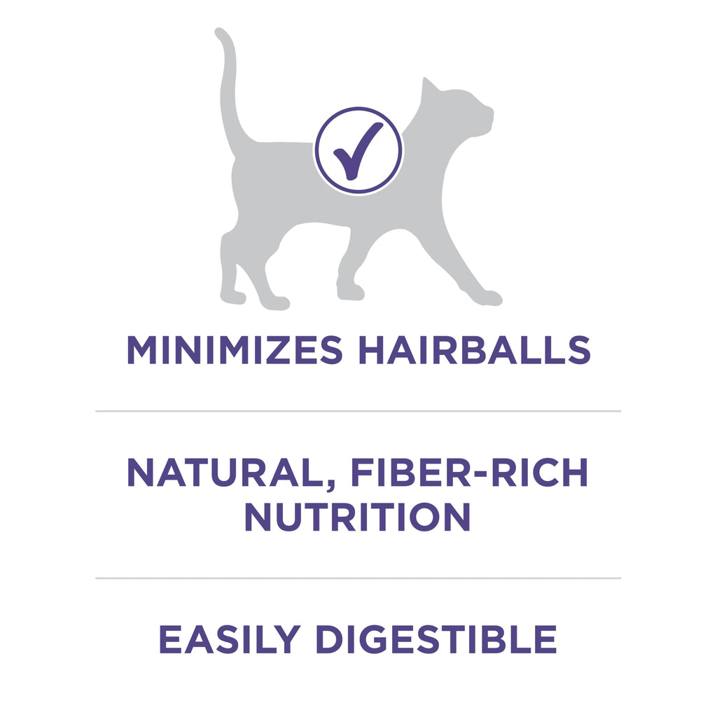 Natural Hairball Control Dry Cat Food, 7 lb Bag Z311