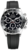Men's Analog Quartz Chronograph Waterproof Silicone Strap Watch W9928