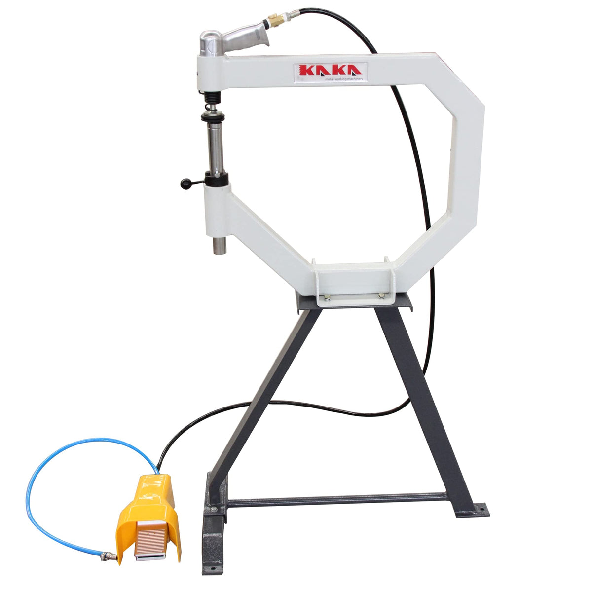 19.6" Throat Pneumatic Planishing Hammer with Steel Frame Stand & Foot Pedal L3468