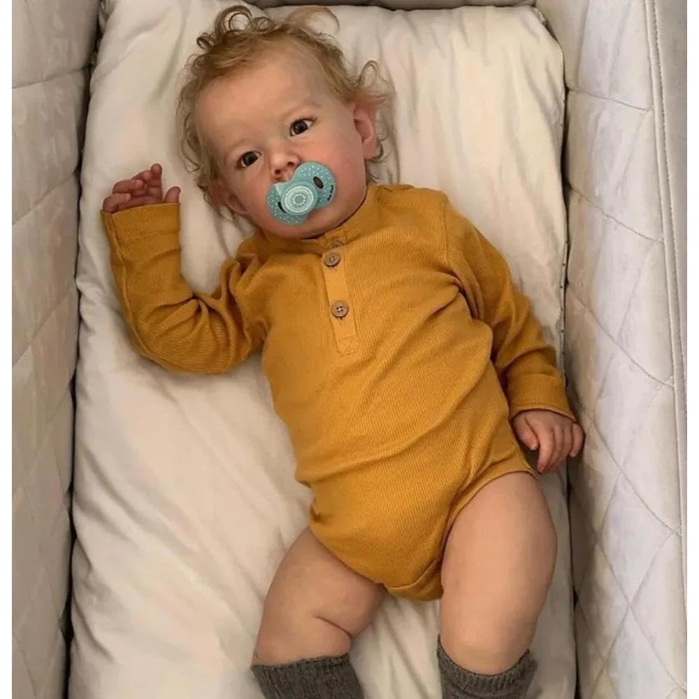20 inch Vinyl Reborn Baby Doll with Hair U783976