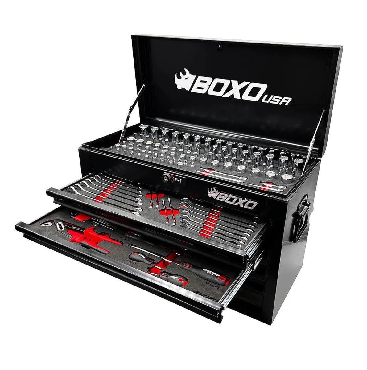 26" 5 Drawer Locking Tool Set with Carry Box Y181305