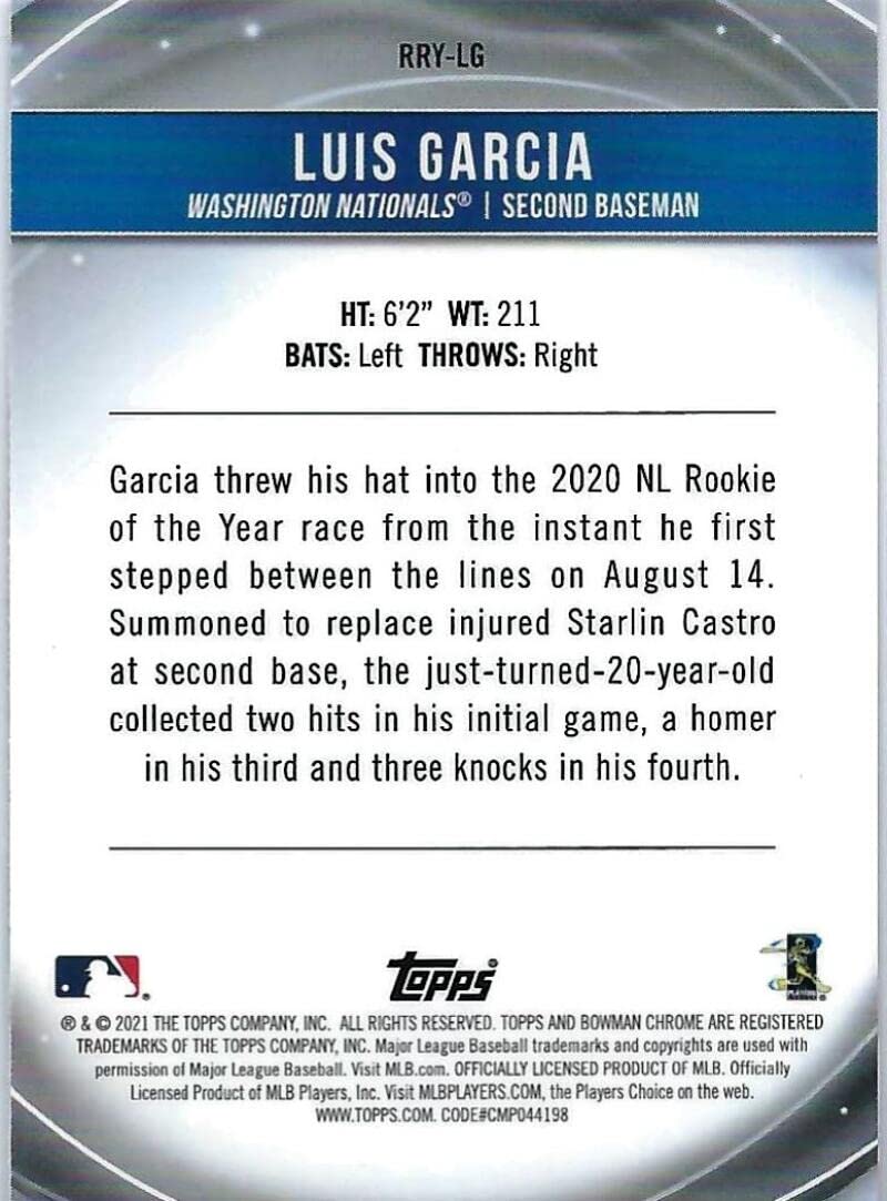 Luis Garcia Baseball Trading Card T3922