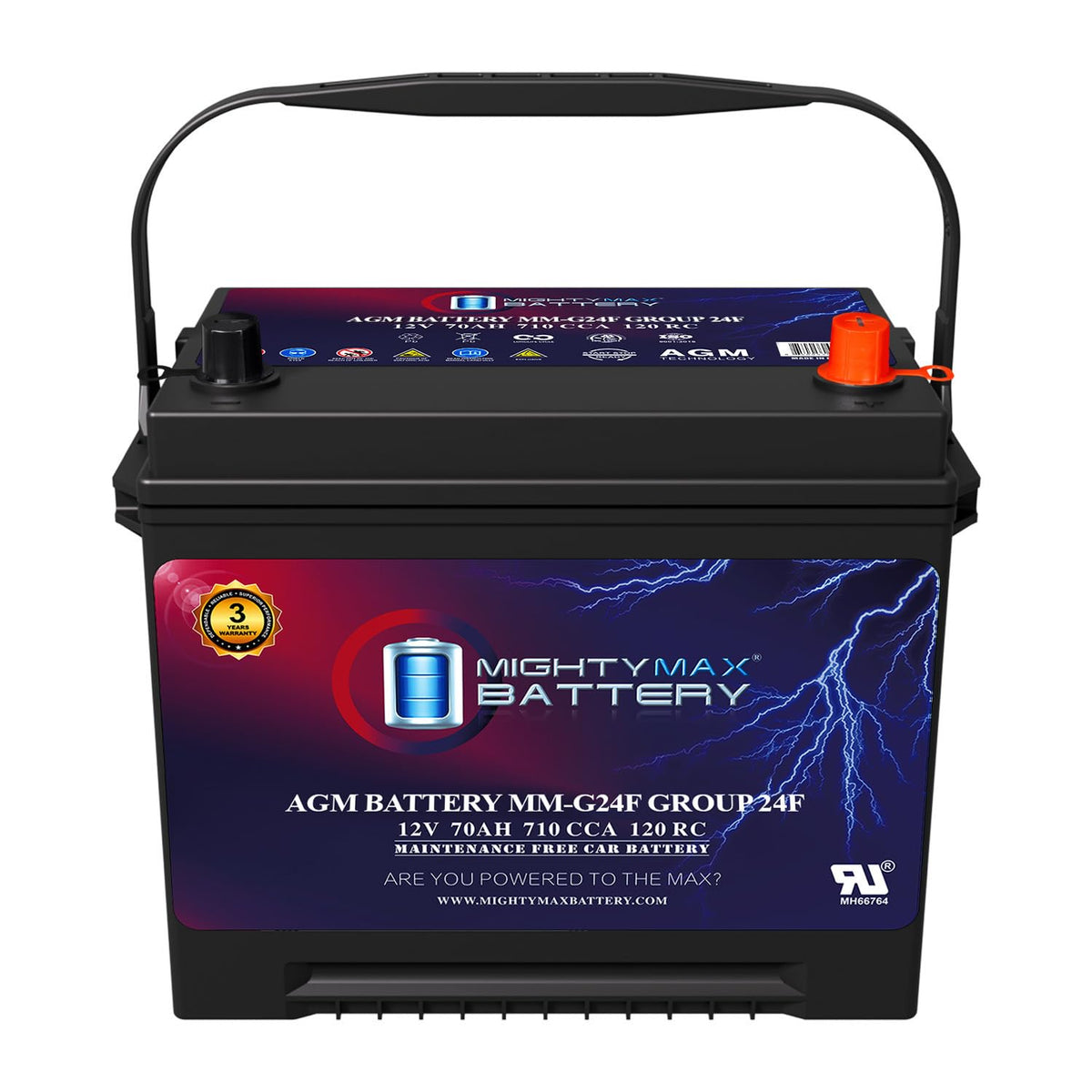 12V 70Ah AGM Replacement Battery A5551