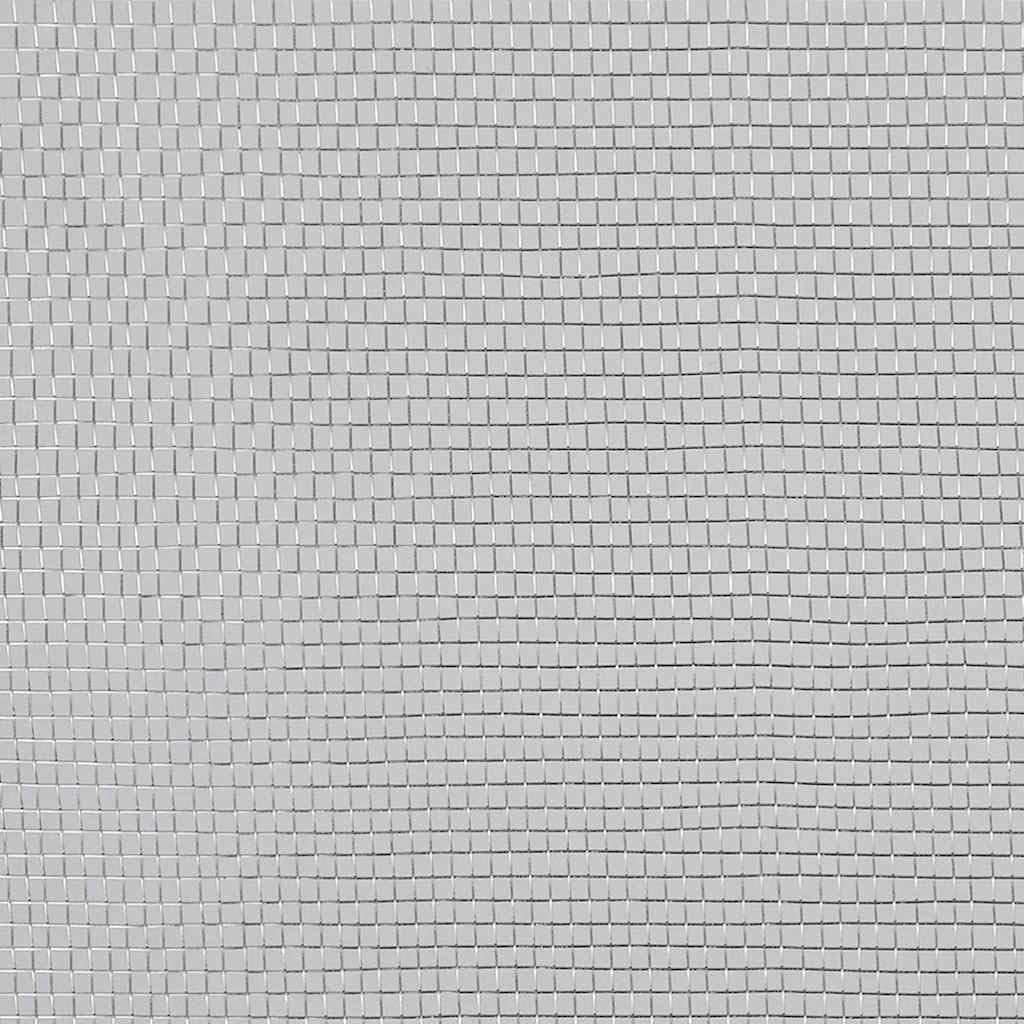Aluminum Mesh Roll 39.4x196.9 Inch Silver Y445595