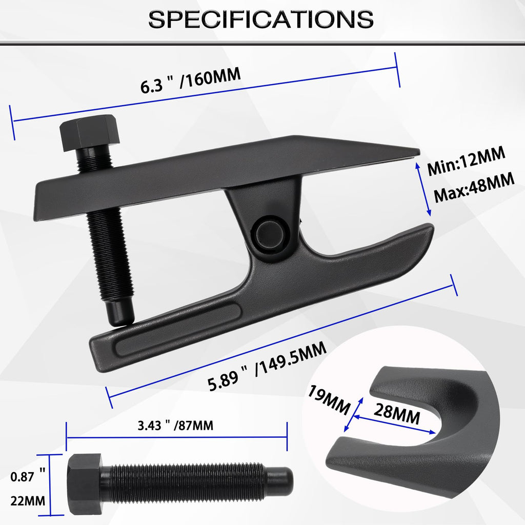 Universal Ball Joint Separator Tool Adjusts from 1-1/2" to 1-7/8" Z42357