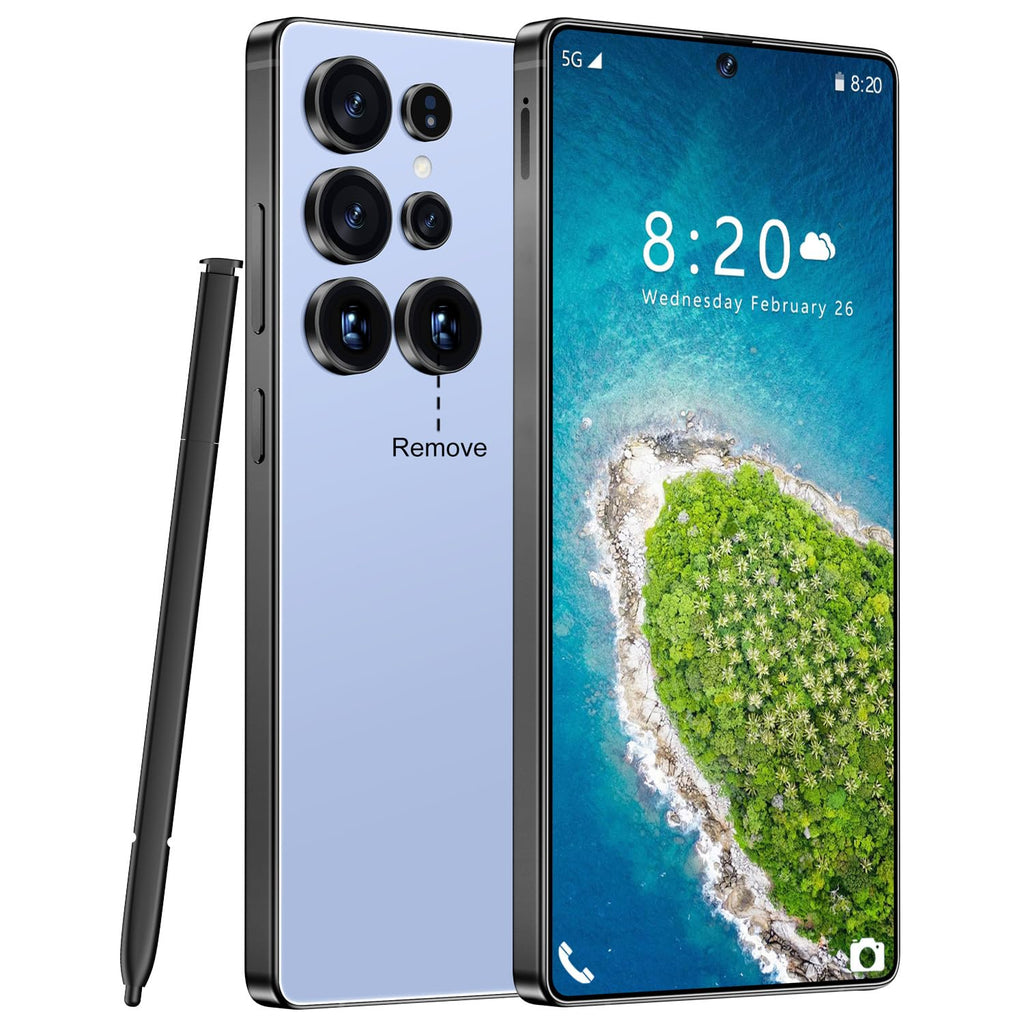 Unlocked Android 14 Smartphone 7000mAh 6.99" HD Screen 16+512GB Dual SIM 5G K5756