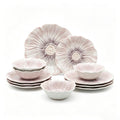 Ceramic Dinnerware Set of 12, Plates and Bowls Set for 4 A4176