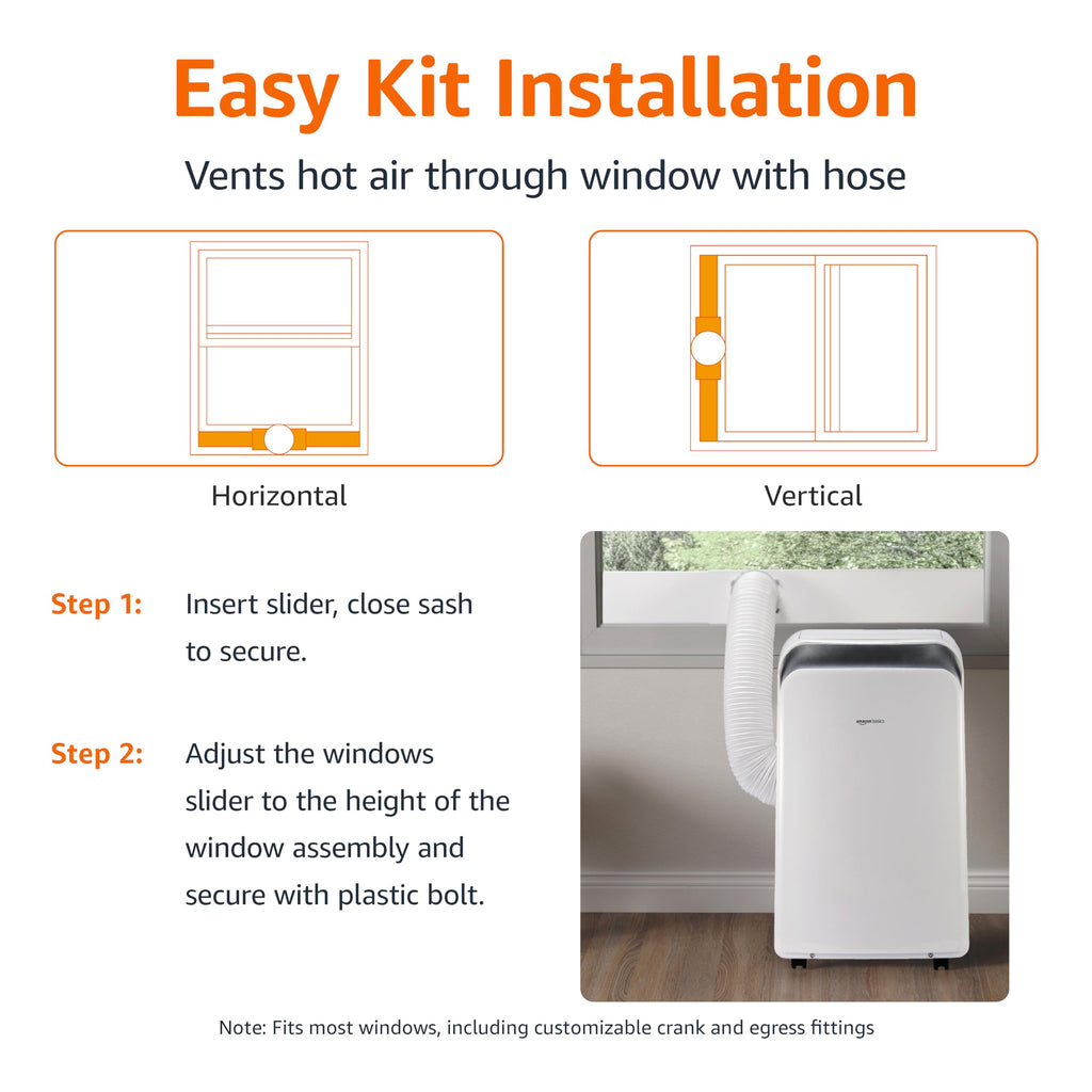 3-In-1 Portable Air Conditioner with Remote, 10000 BTU, White V906933