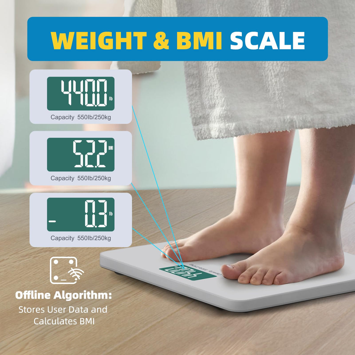 Digital Bathroom Scale G6104
