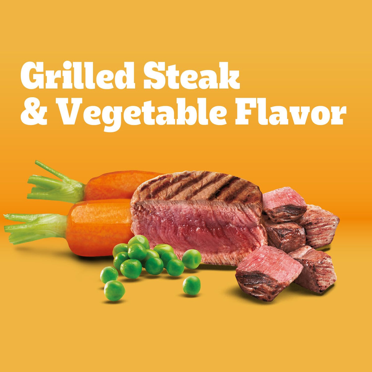 Adult Complete Nutrition Dry Dog Food Steak & Vegetable 18 lb L81430