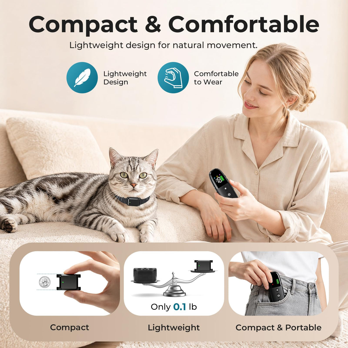 Cat Shock Collar with Remote Z467837