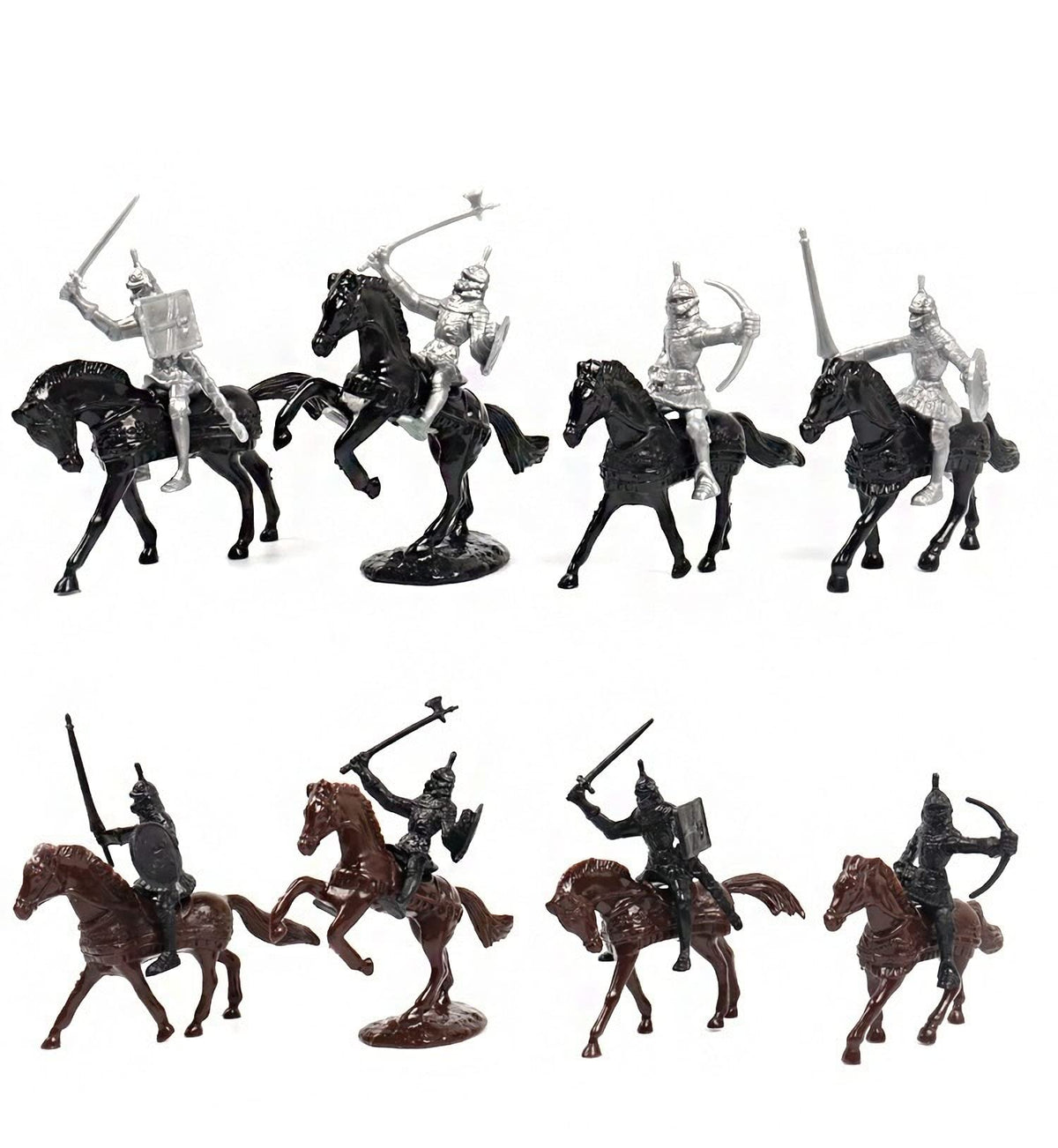 Medieval Knights Toy Soldier Cavalry Horses Set V355352