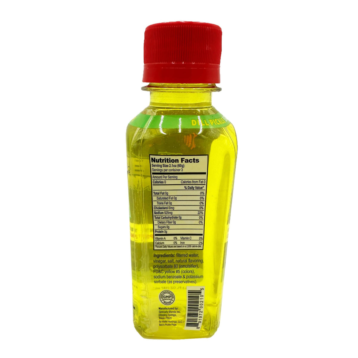 Electrolyte Pickle Shot Zero Caffeine & Gluten-Free 6.3 Oz (Pack of 18, Dill Pickle) G751397