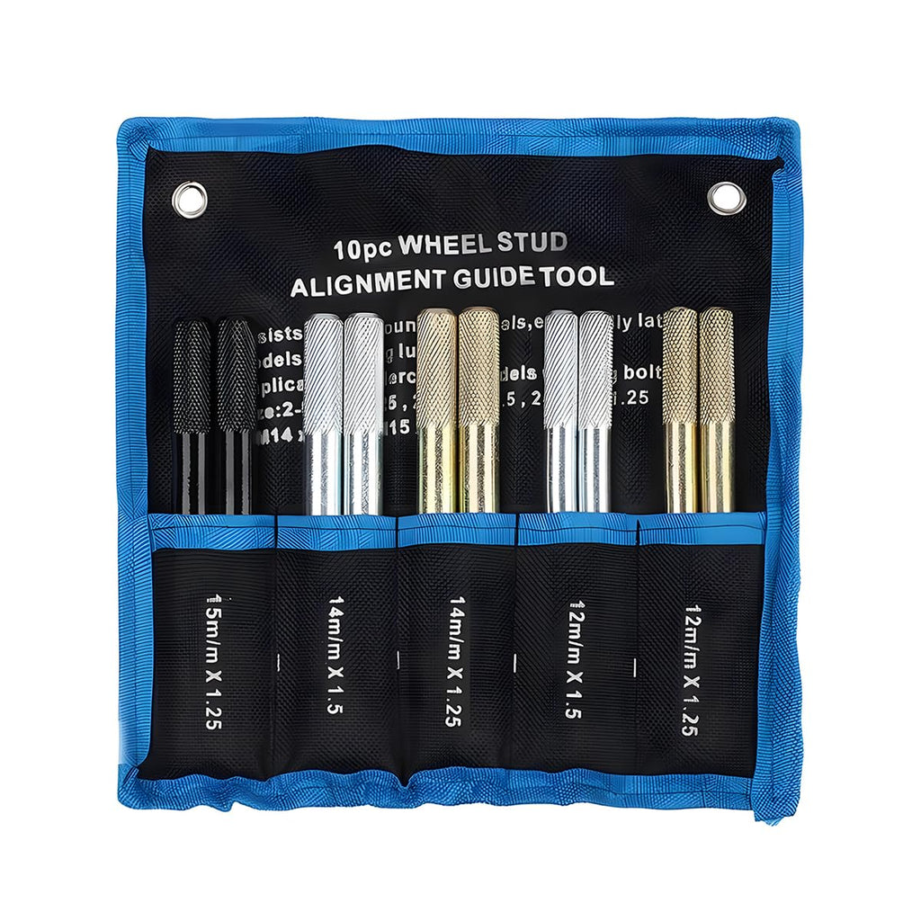 10PCS Wheel Alignment Pin Guide Tool M14 x 1.5/1.25 M12 x 1.5/1.25 M15 x 1.25 Q34573