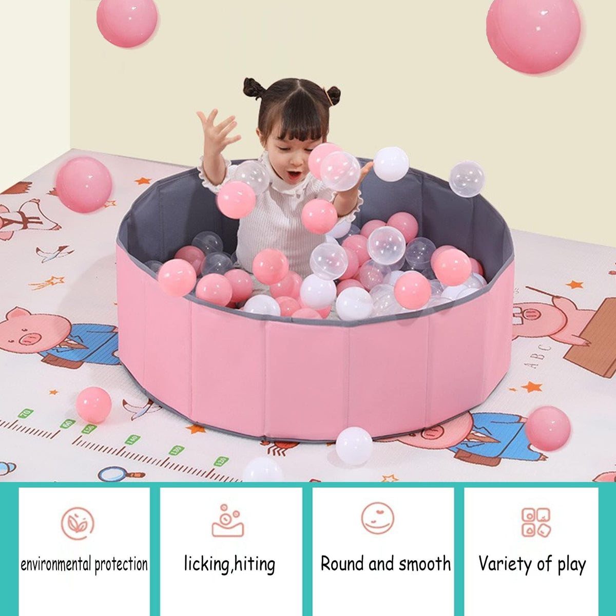 2.2" Phthalate Free Bpa Free Plastic Ball Pits Balls L7584