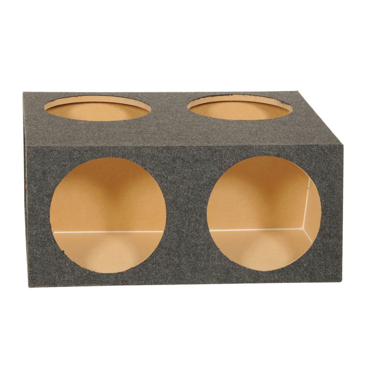 12 Inch 4 Hole Sealed Divided Speaker Box Subwoofer Enclosure H349