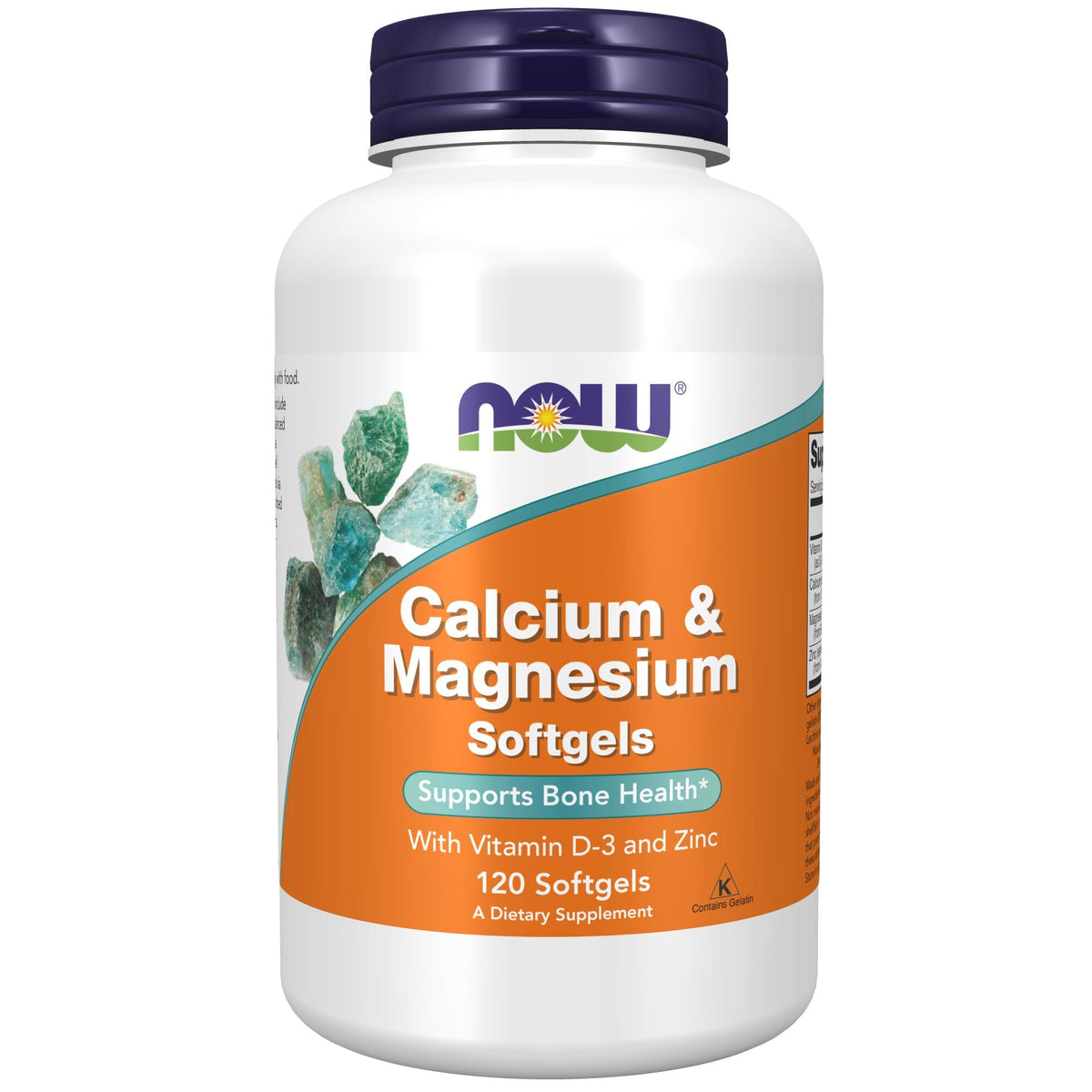 Calcium & Magnesium with D-3 & Zinc 120 Softgels U7649