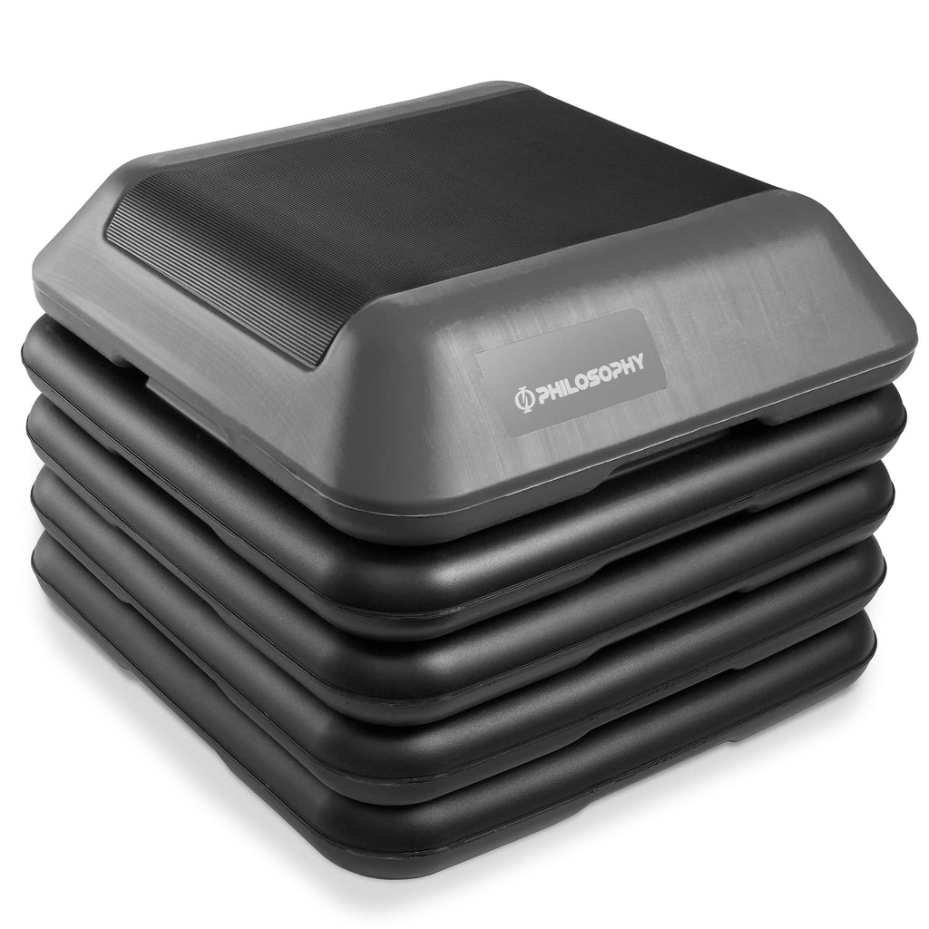 Adjustable High Step Platform with 4 Risers V71930