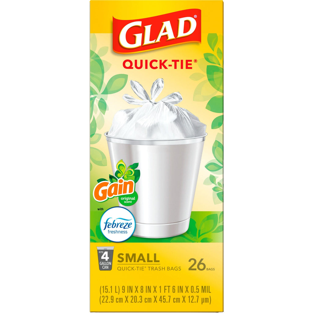 4 Gal 26 Count Trash Bags Pack of 6 D70389