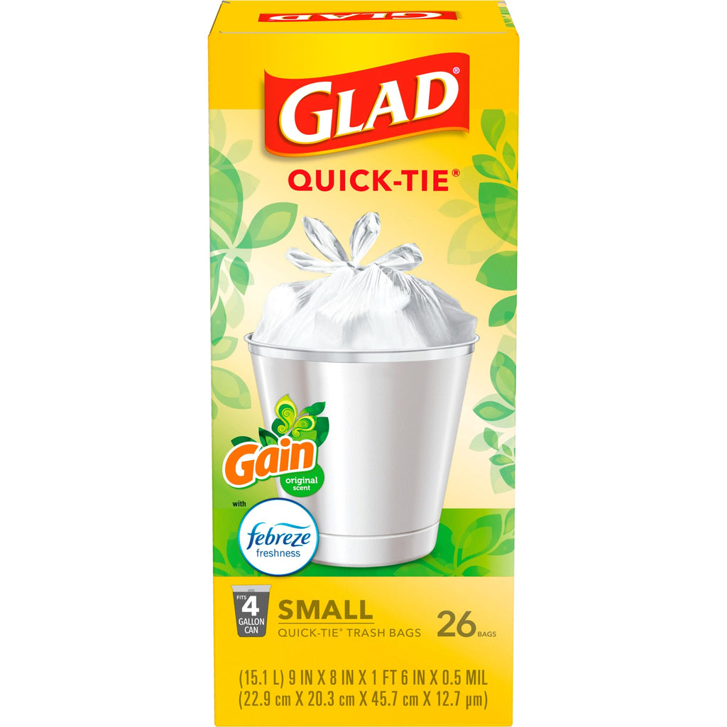 4 Gal 26 Count Trash Bags Pack of 6 D70389
