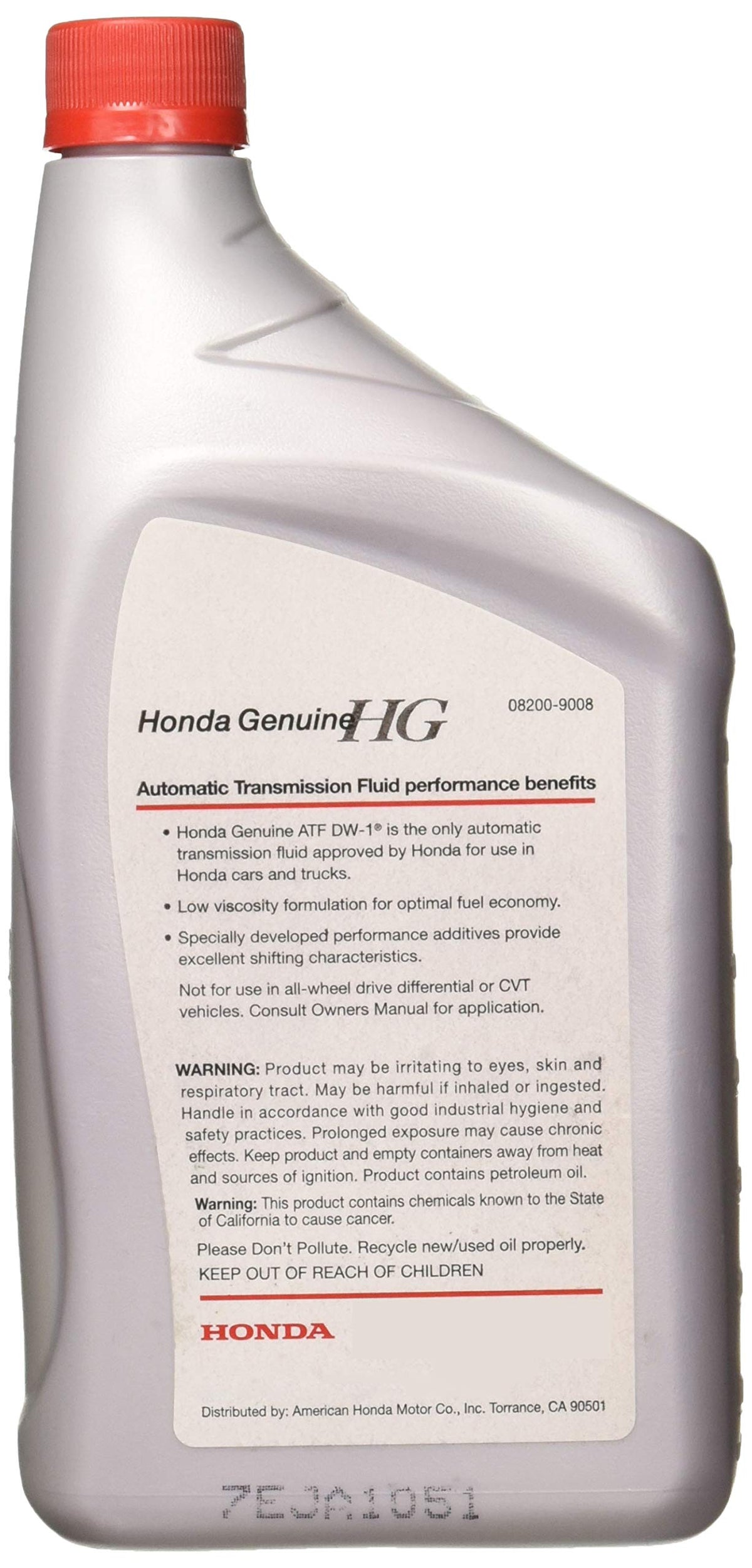 Automatic Transmission Fluid 2 Quarts Q490