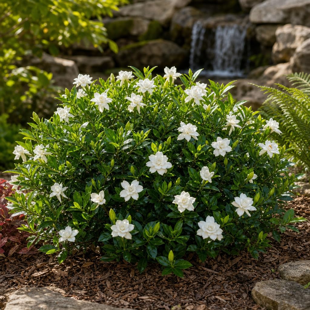2 Extra Large 3 Gallon Frostproof Gardenia Jasminoides Fragrant Evergreen Shrub I46535