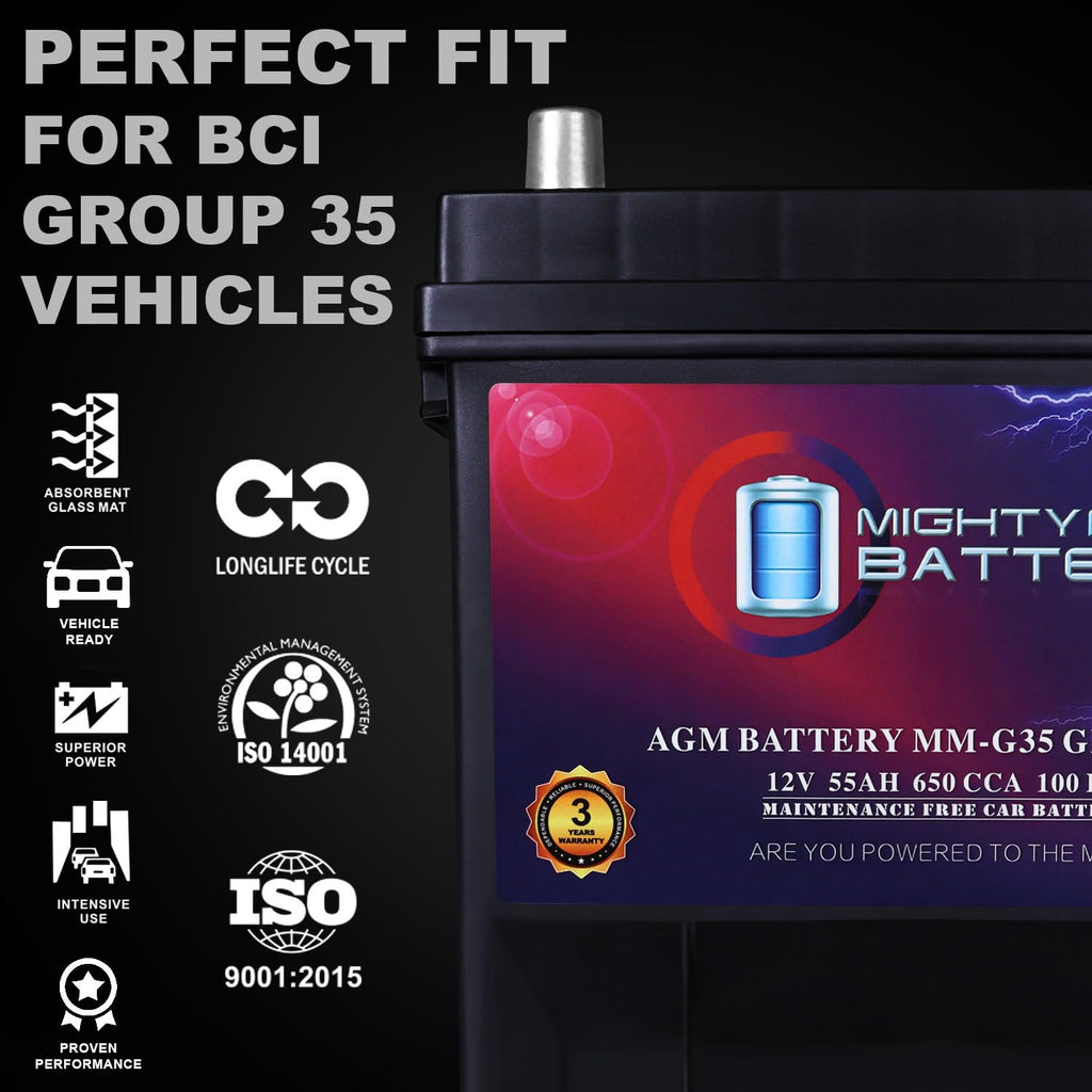 12V 55Ah AGM Replacement Battery O46118