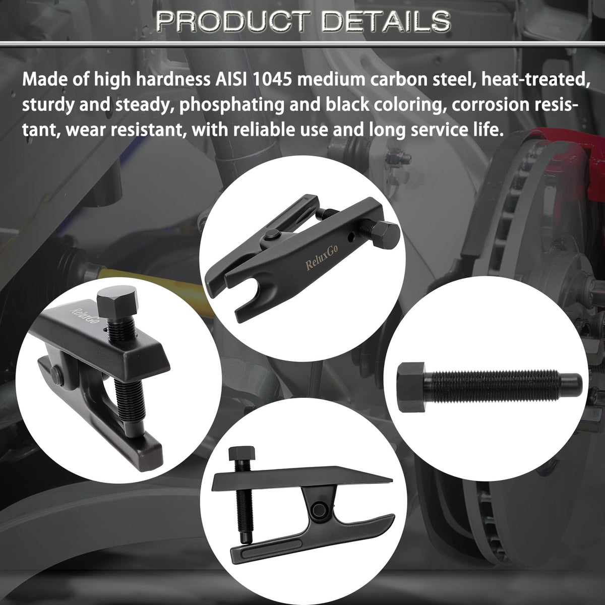 Universal Ball Joint Separator Tool Adjusts from 1-1/2" to 1-7/8" Z42357