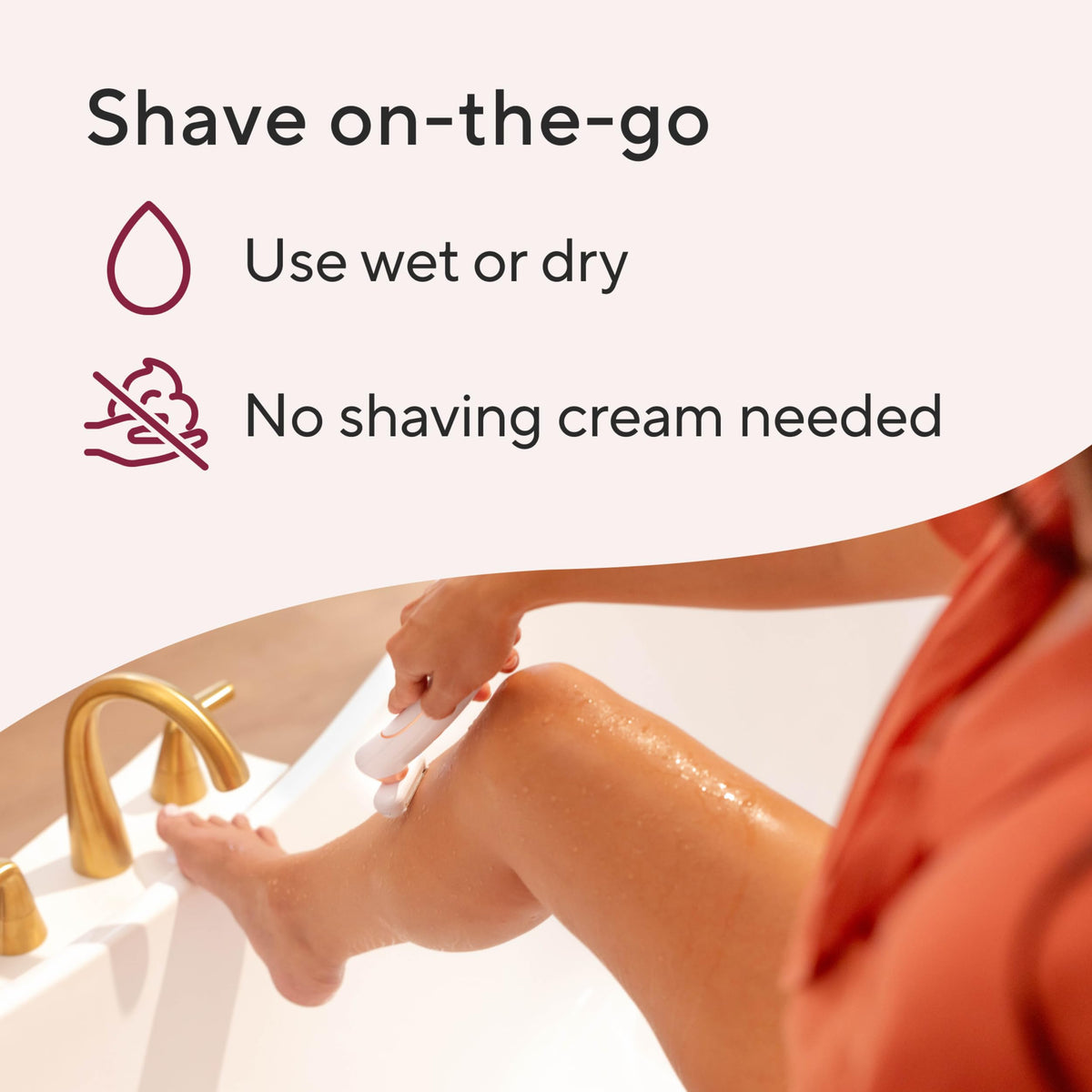 Electric Razor for Women with LED Light A2627