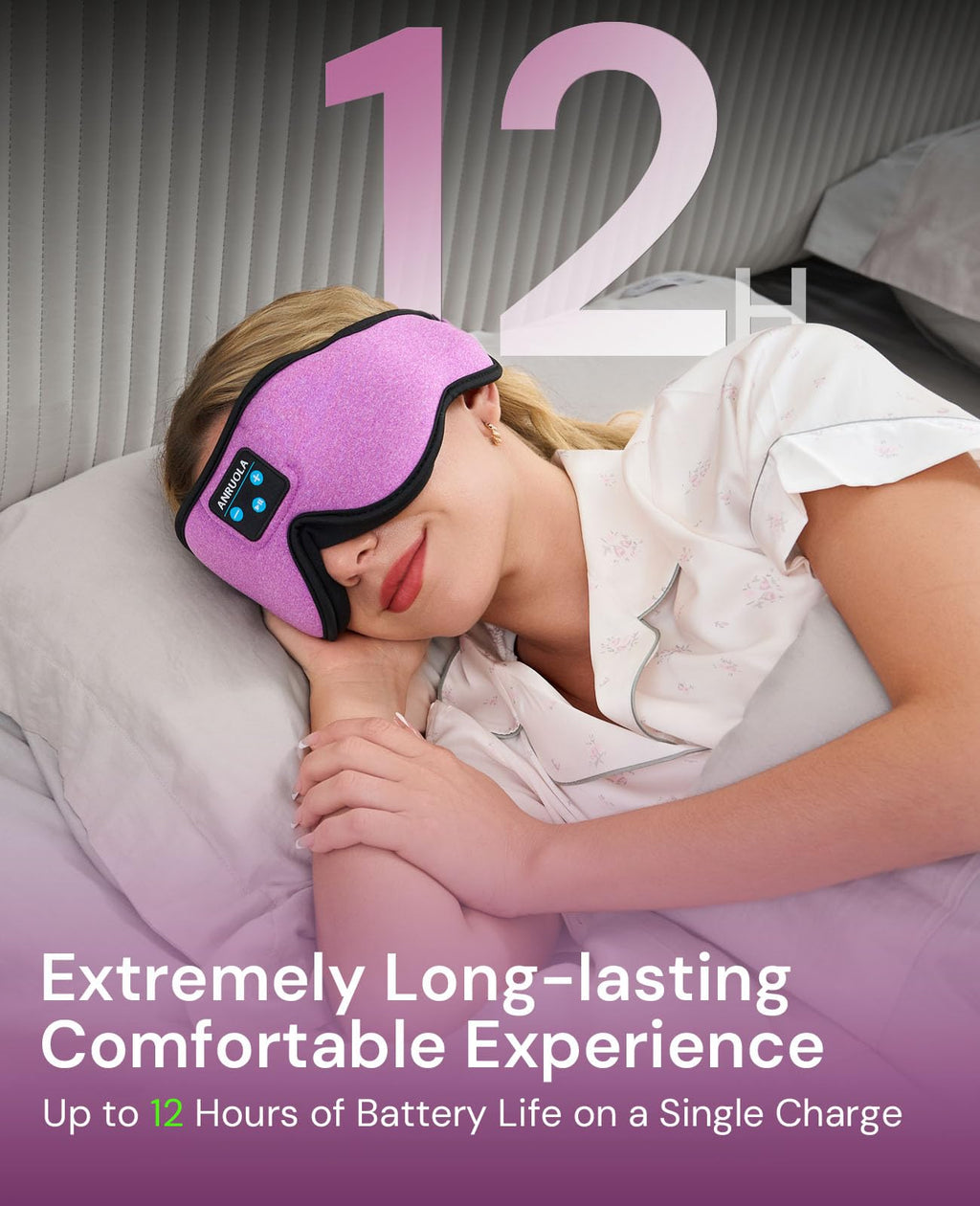 Bluetooth Sleep Mask with Blackout Eye Mask H92076