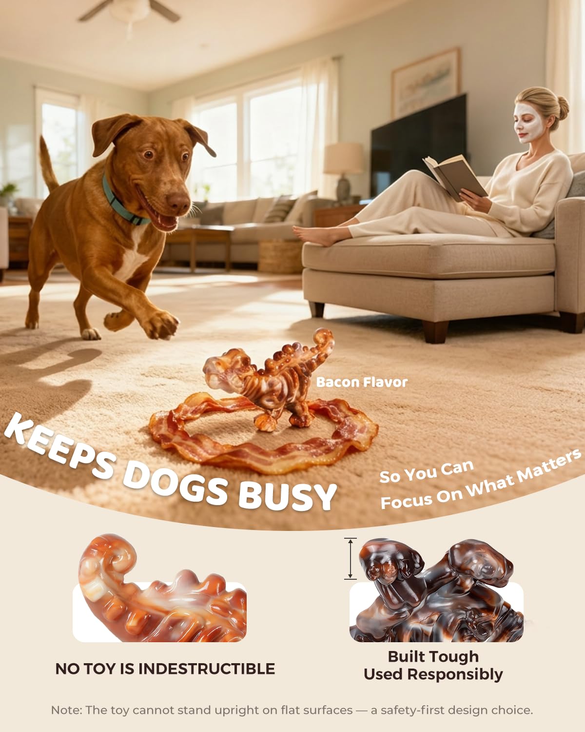 2-Pack Tough Dog Chew Toys H6447