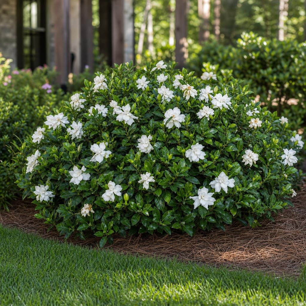 2 Extra Large 3 Gallon Frostproof Gardenia Jasminoides Fragrant Evergreen Shrub I46535