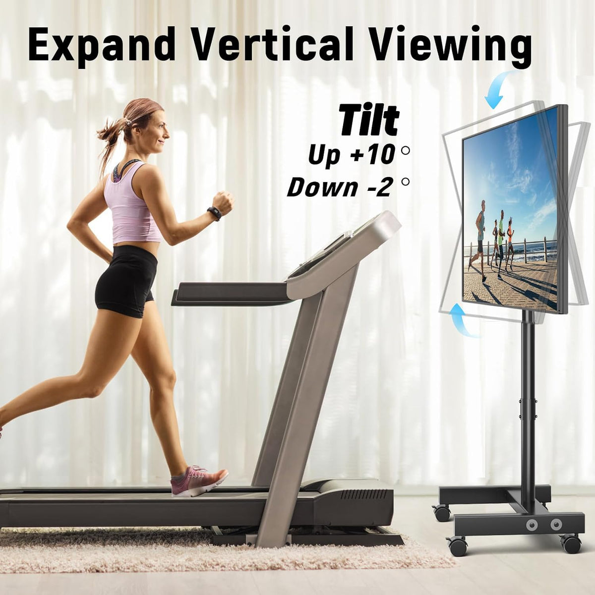 Rolling TV Stand for 13-50 Inch TVs E8216